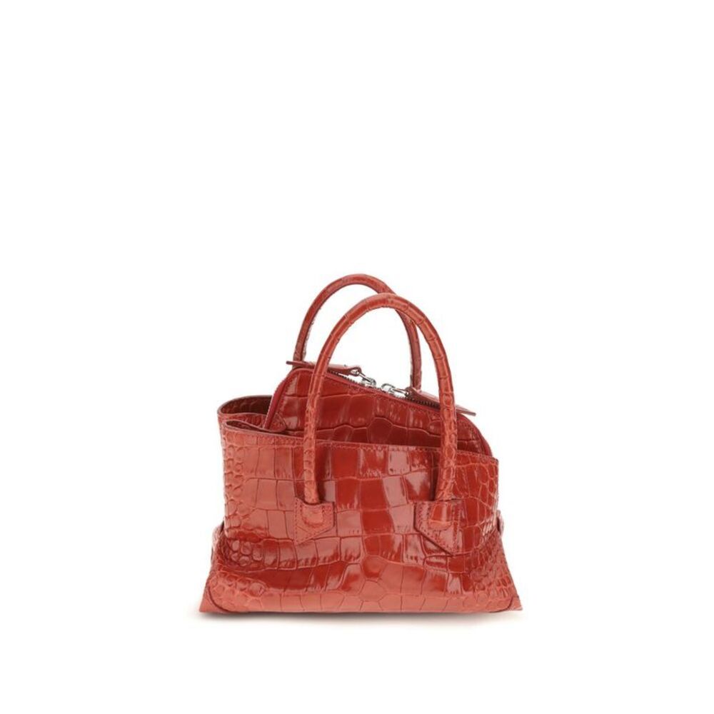 The Attico Red Calf Leather Bos Taurus Women's Handbag